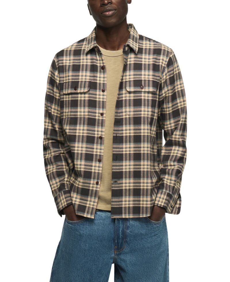 Men's Humboldt Herringbone Plaid Shirt