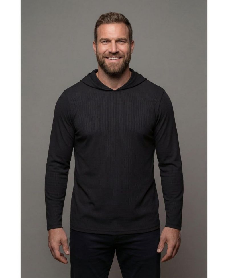 Big & Tall Ribbed Hoodie