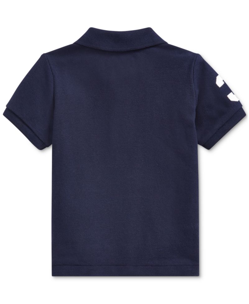 Baby Boys Cotton Mesh Pony Logo Polo Shirt