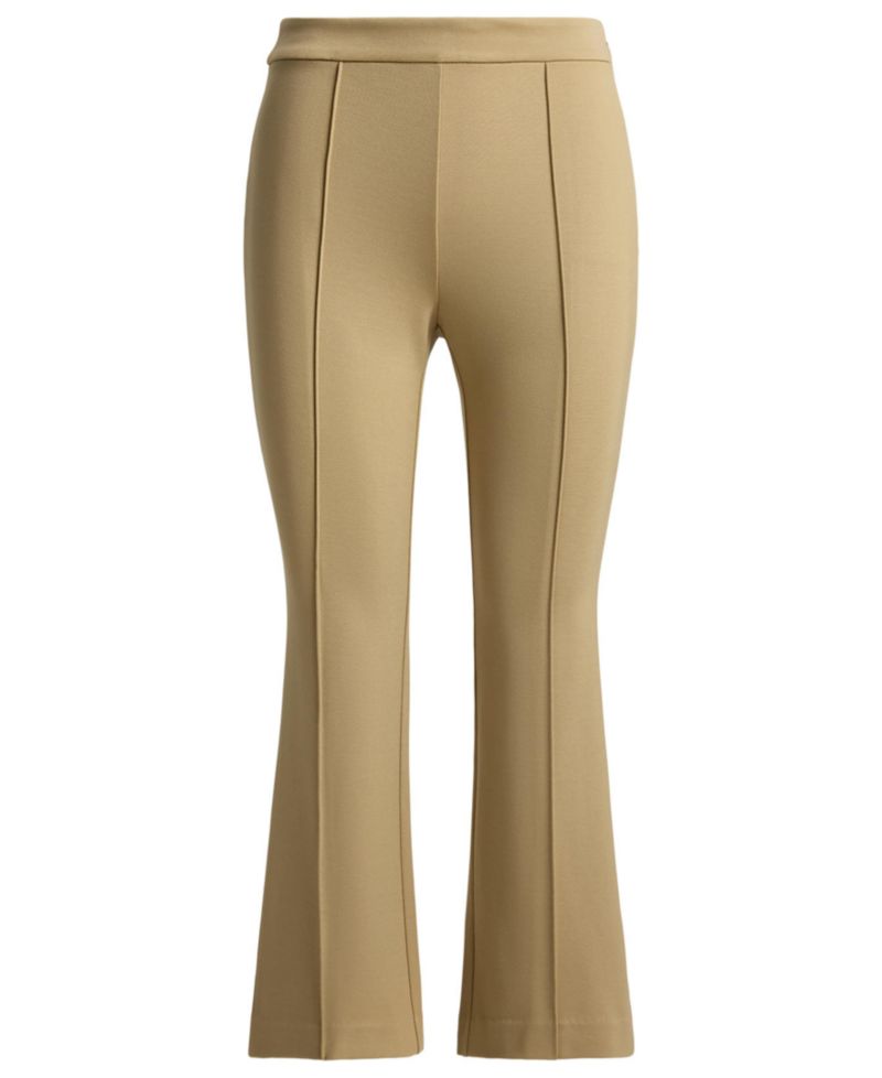Petite Twill Flare Ankle Pants