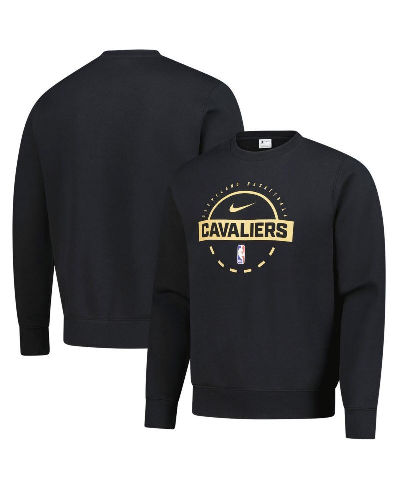 Men's Black Cleveland Cavaliers 2025/26 Authentic Practice Club Sweatshirt