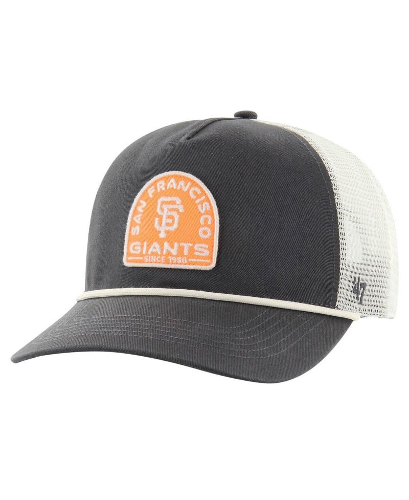 Men's Charcoal San Francisco Giants Cypress Trucker Hitch Adjustable Hat