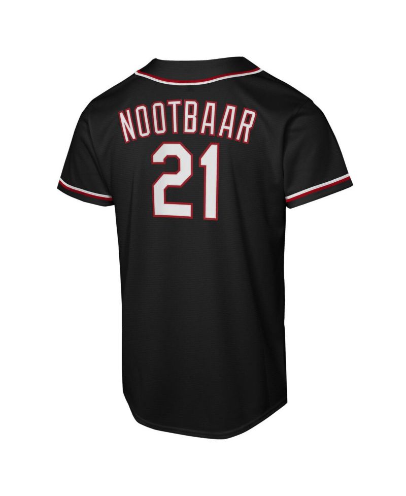 Big Boys and Girls Lars Nootbaar Black St. Louis Cardinals Fashion Replica Player Jersey