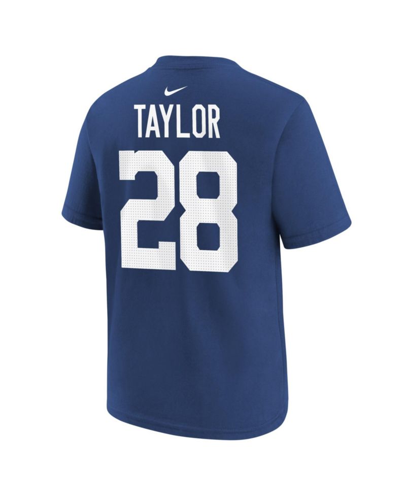 Big Boys and Girls Jonathan Taylor Royal Indianapolis Colts Player Name & Number T-Shirt
