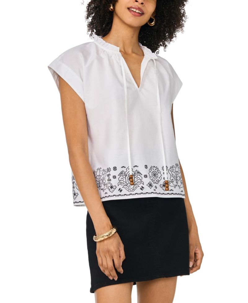 Women's Rolled-Up Short-Sleeve Top