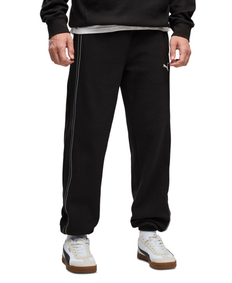 Men's Regular-Fit Twill Sweatpants