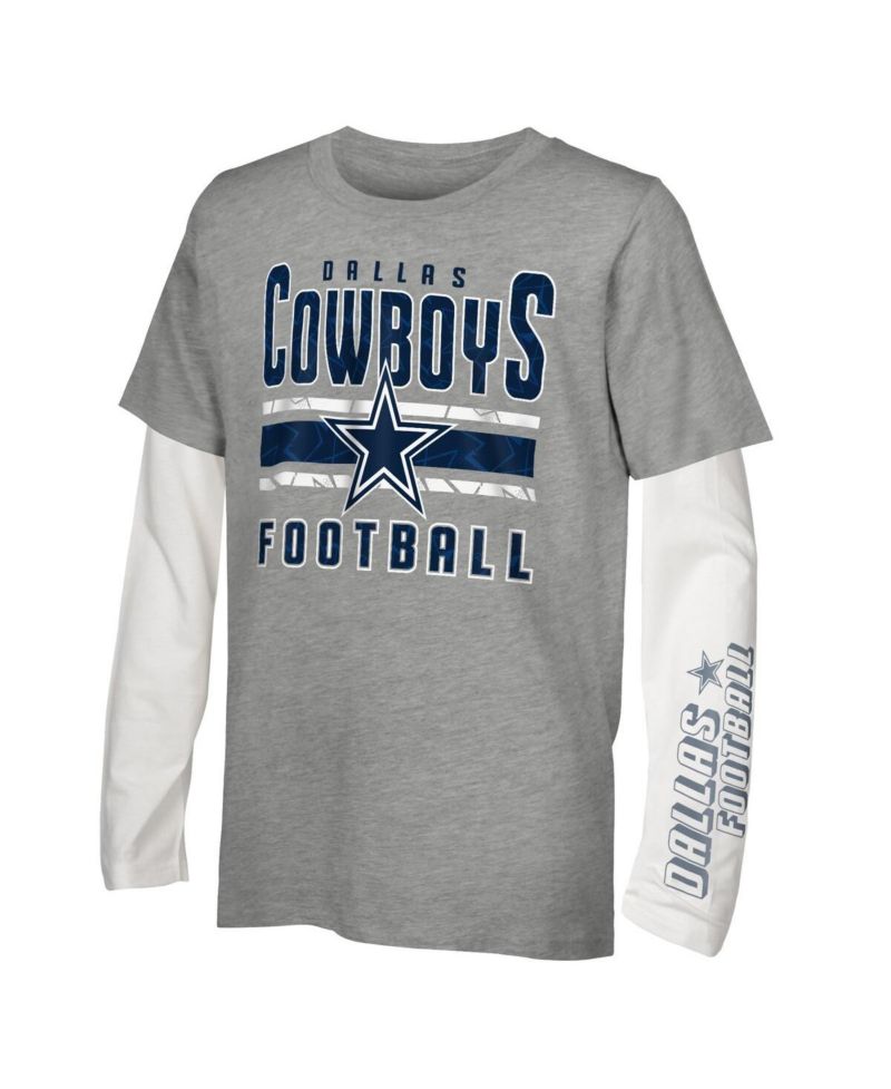 Big Boys and Girls Dallas Cowboys in the Mix T-Shirt Combo Set