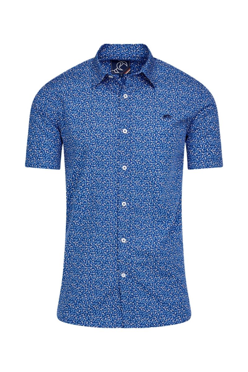 Men's Short Sleeve Flower Bud Shirt