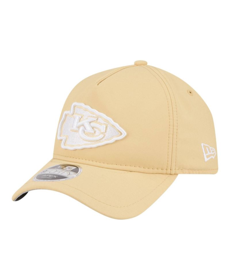 Men's Tan Kansas City Chiefs Apex 9FORTY Adjustable Hat