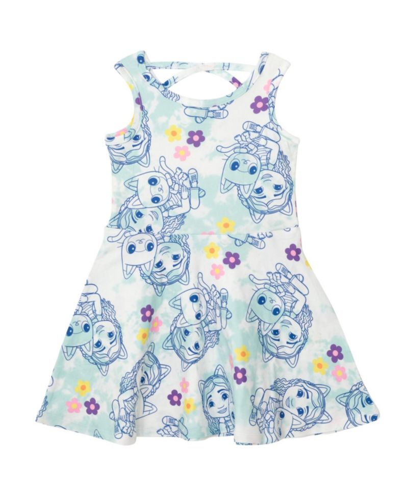 Big Girls' 6-12 Sleeveless Skater Dresses