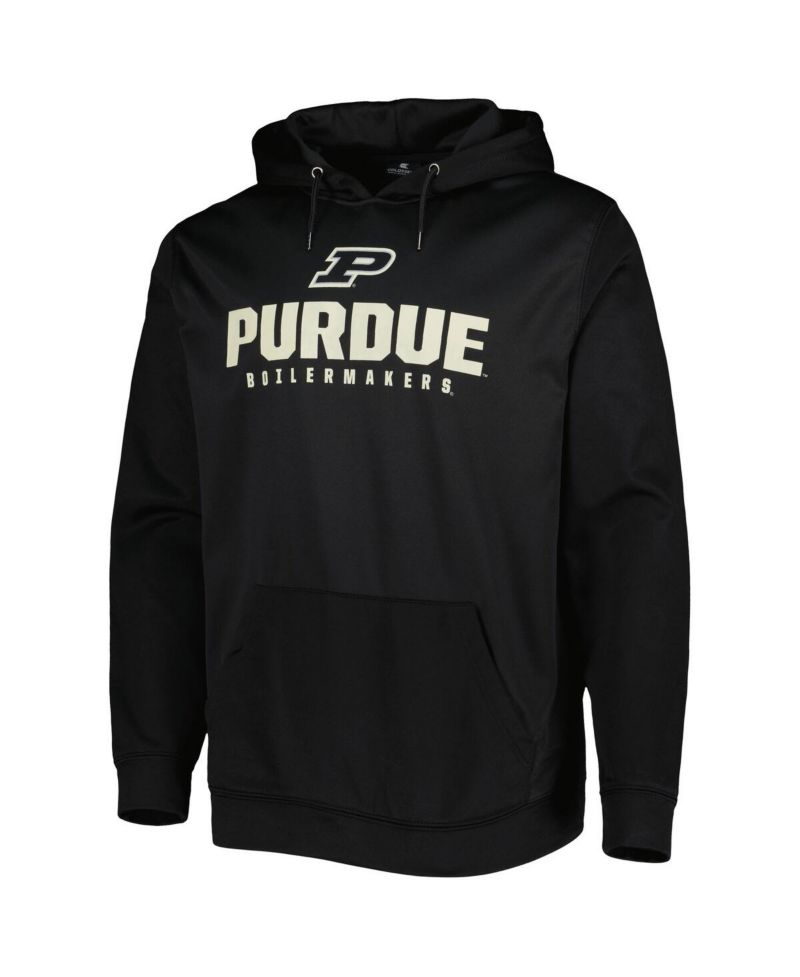 Men's Black Purdue Boilermakers Team Lantern Pullover Hoodie