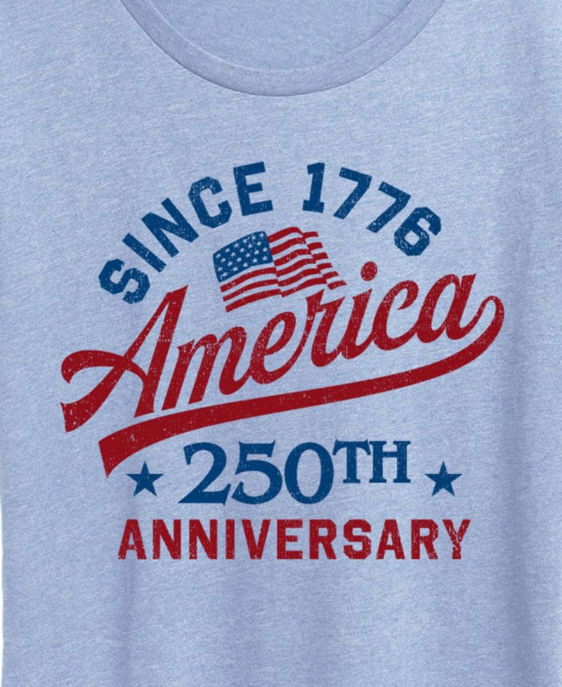 Plus Size Instant Message America 250 Short-Sleeve Graphic T-Shirt