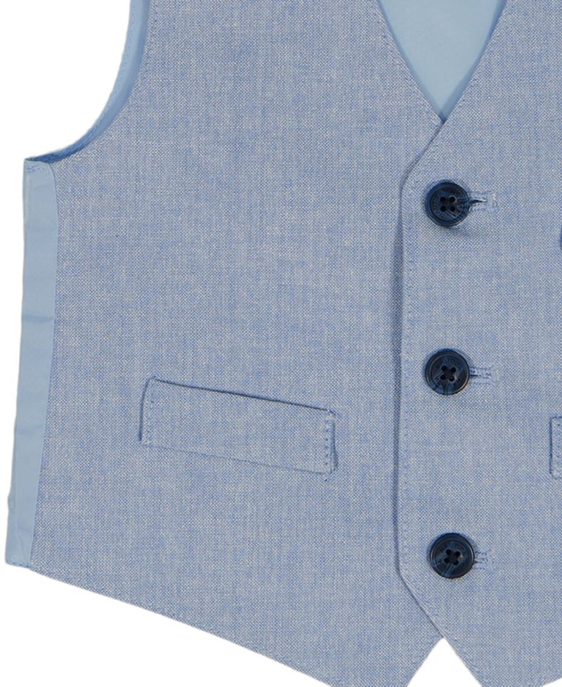 Baby Boys' Short-Sleeve Shirt, Vest and Shorts, 3-Piece Set