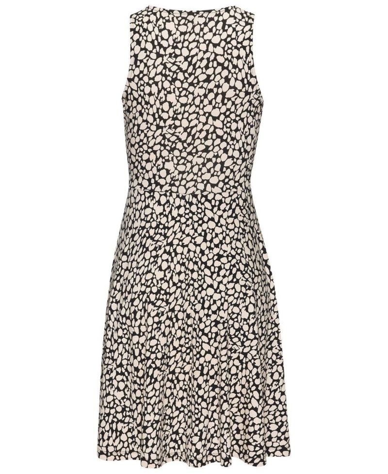 Women's Viscose Printed Look A-Line Short Dress