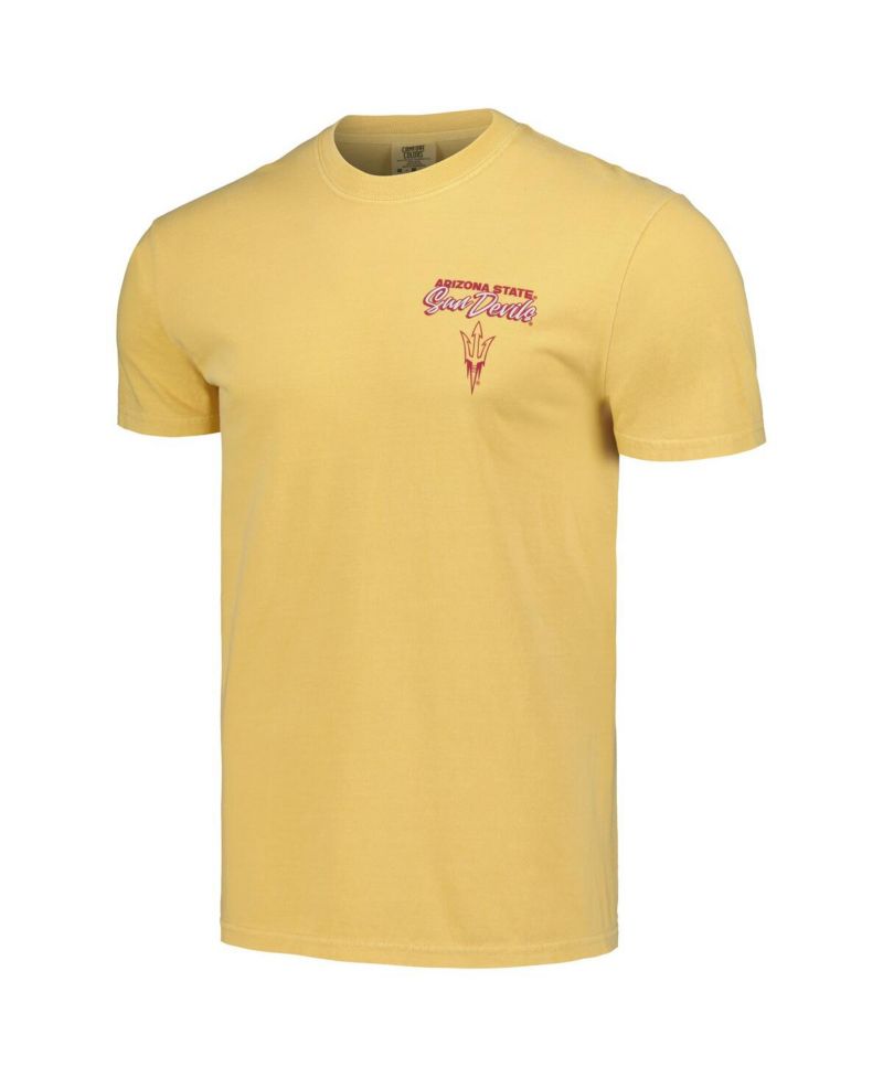 Men's and Women's Gold Arizona State Sun Devils Hyper Local Cactus State T-Shirt
