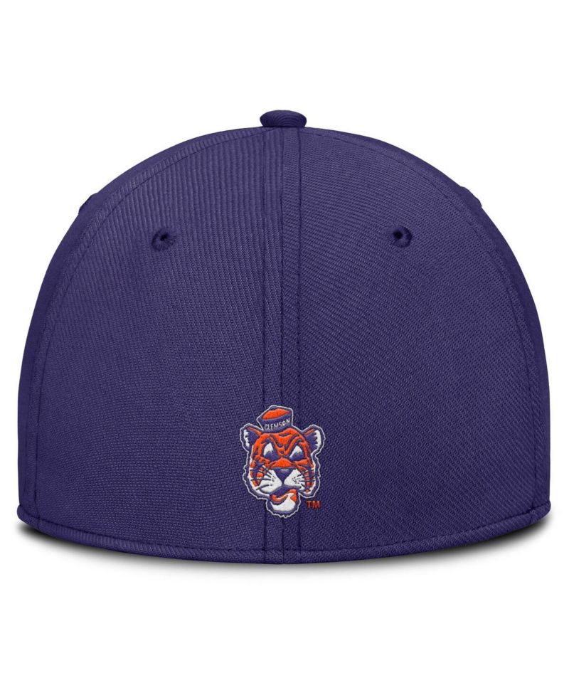 Men's Purple Clemson Tigers Rise Academic Dri-FIT Flex Hat
