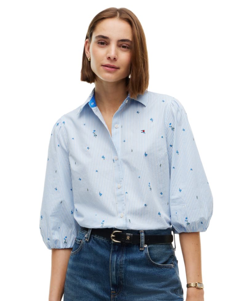 Women's Printed 3/4-Sleeve Shirt