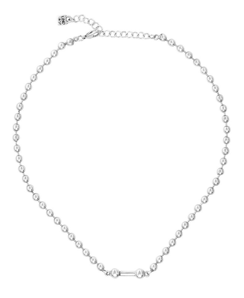 Sterling Silver Cylindrical Charm Necklace