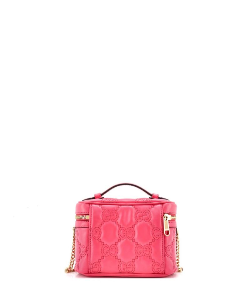 Mini Top Handle Vanity Chain Bag GG Matelasse Leather