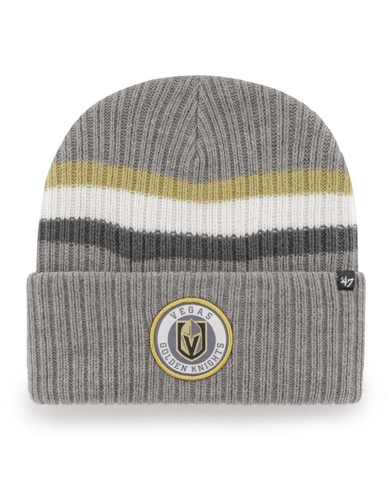 Men's Charcoal Vegas Golden Knights Highline Cuffed Knit Hat