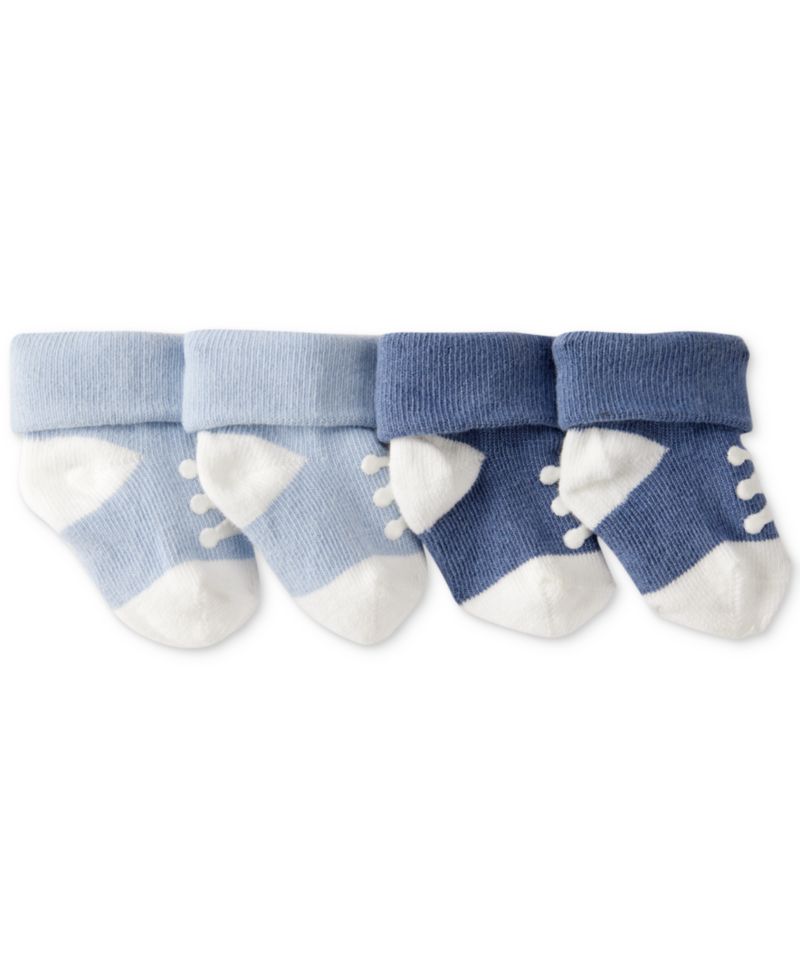 Baby Boys 2-Pk. Sneaker Socks