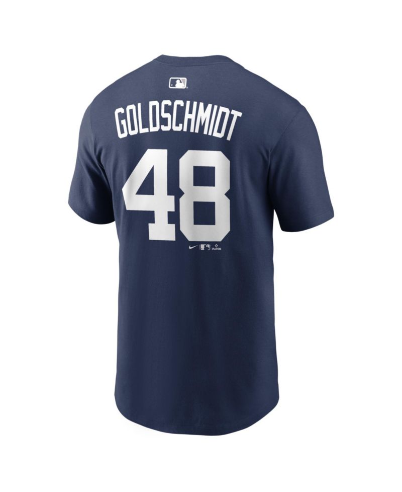 Men's Paul Goldschmidt Navy New York Yankees Name & Number T-Shirt