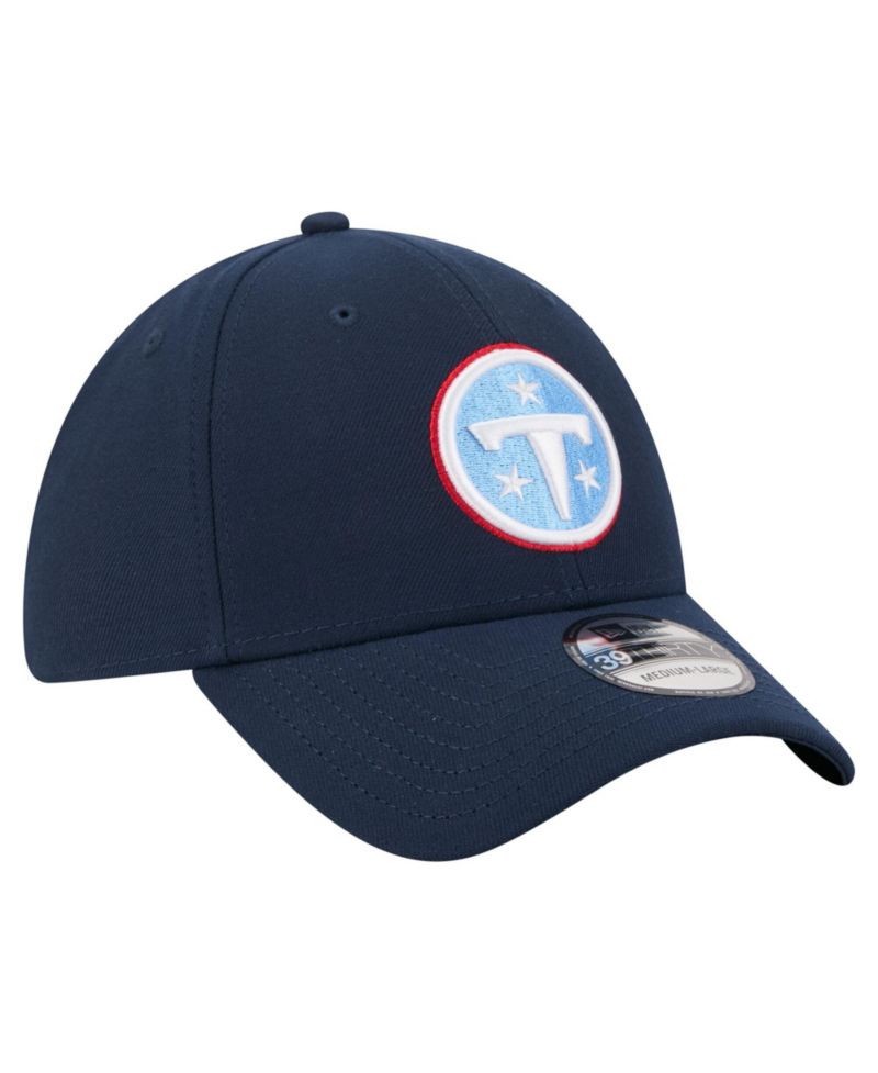 Men's Navy Tennessee Titans Core Team 39THIRTY Flex Hat