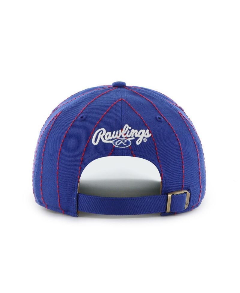 x Rawlings Men's Royal Texas Rangers Pinstripe Hitch Adjustable Hat