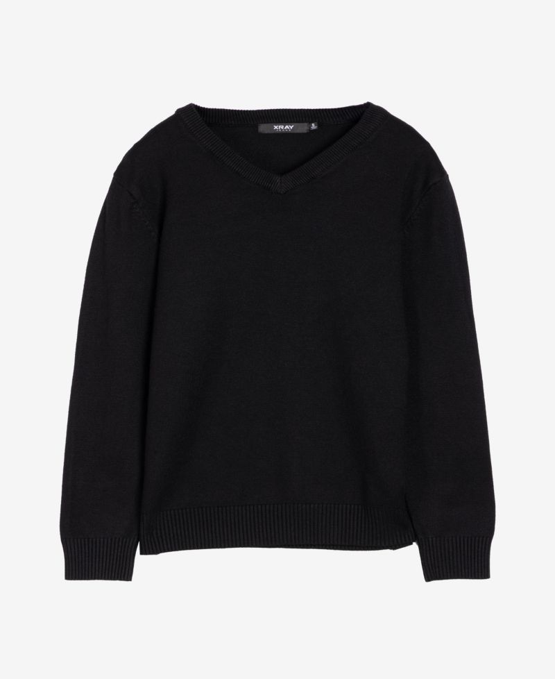 Boy's Basic V-Neck Sweater