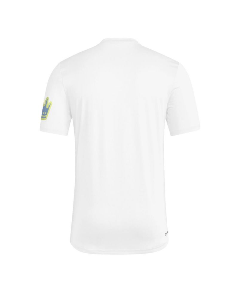 Men's White Charlotte FC 2025 Archive Collection Jersey Hook T-Shirt
