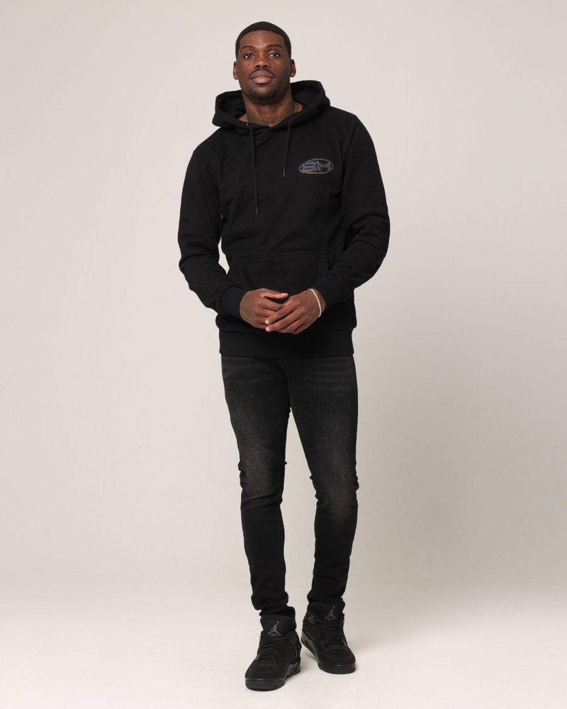 Men's New Age Rage Motors Hoodie Sweatshirt - Black/3M S