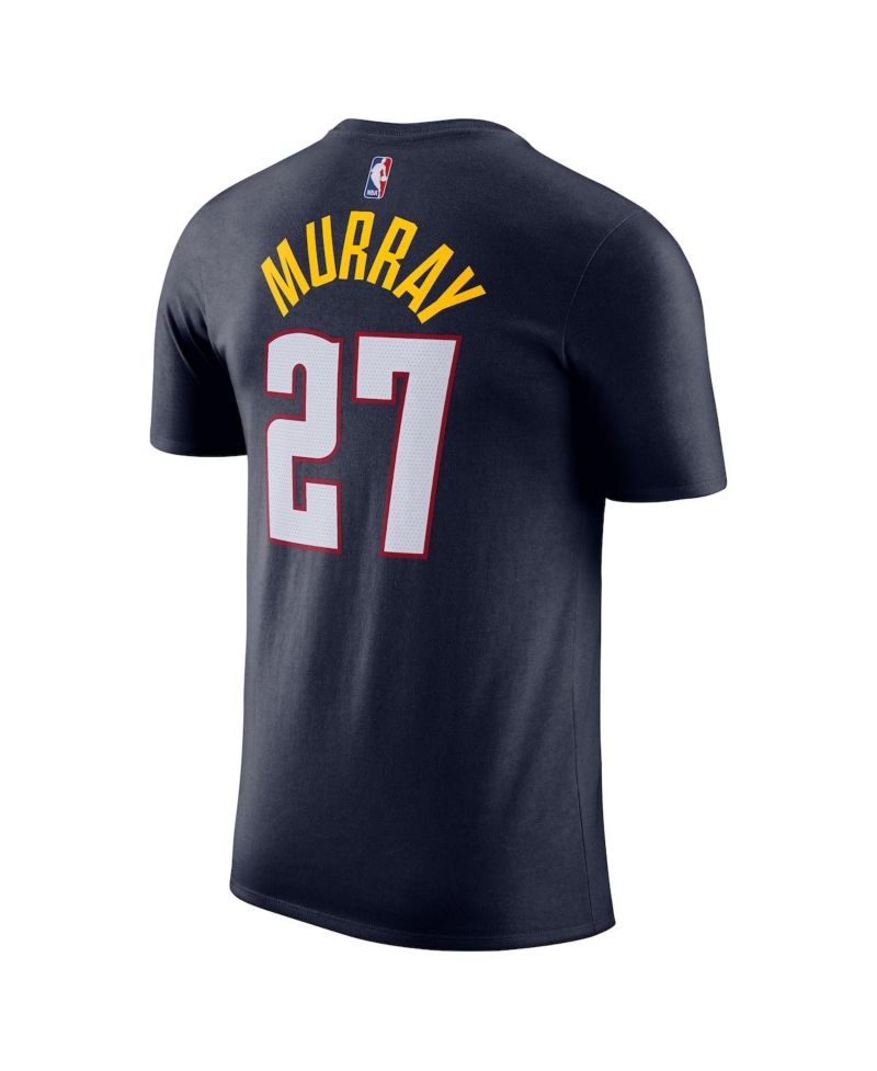Men's Jamal Murray Navy Denver Nuggets Icon Edition Name & Number T-Shirt