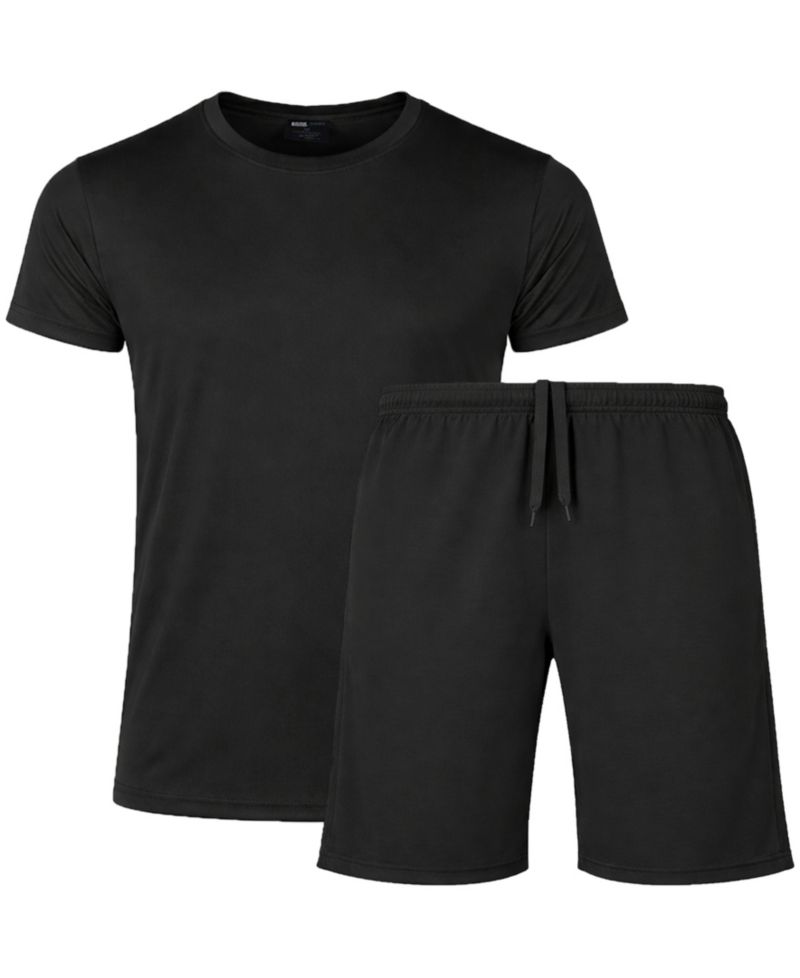 Men's Athletic T-Shirt and Shorts, 2-Piece Set