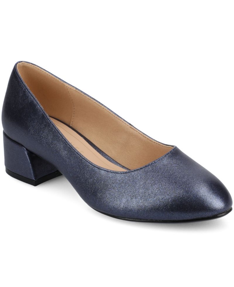Women's Saarii Round Toe Block Heel Pumps