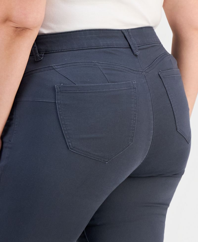 Trendy Plus Size AbSolution Straight-Leg Jeans