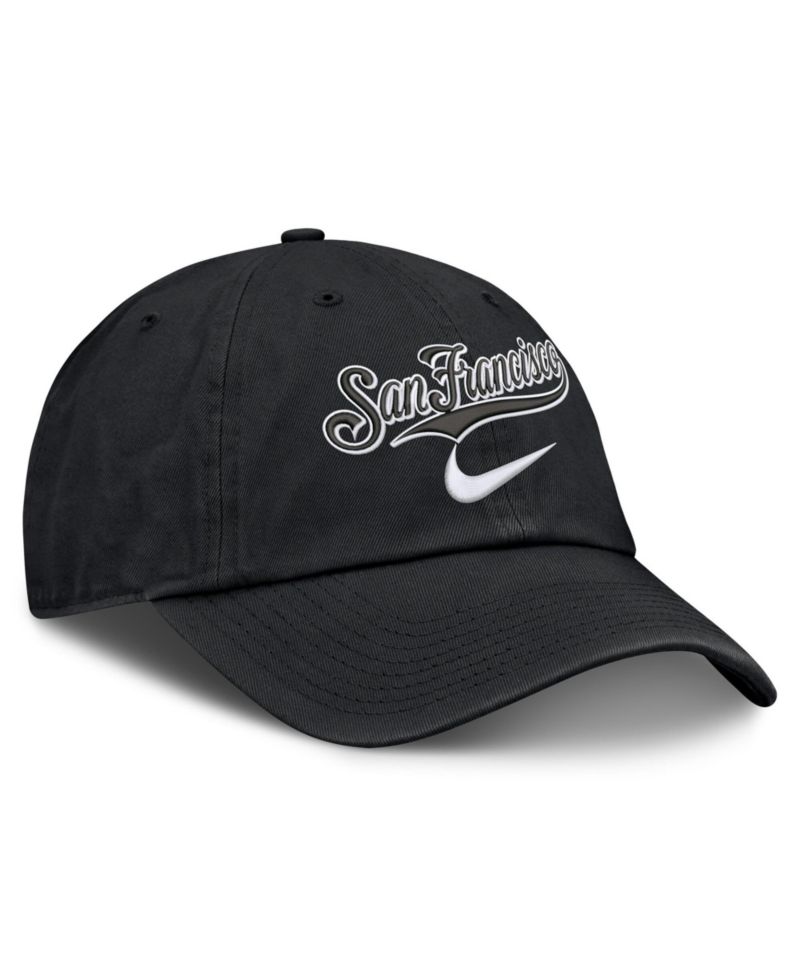 Men's Black San Francisco Giants Primetime Club Adjustable Hat