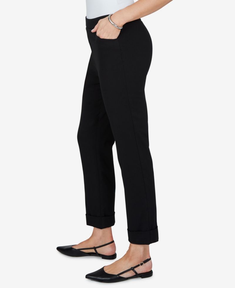 Petite Classics Pull-On Cropped & Ankle Pants