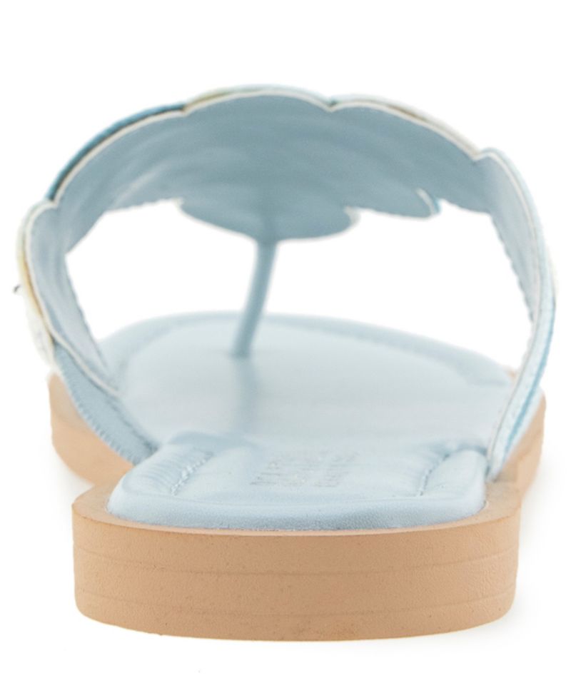 Women's Spiraling Thong Flat Sandals