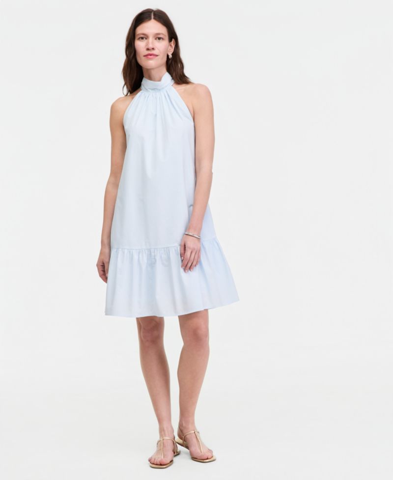 Women's Halter Bow-Back Mini Dress