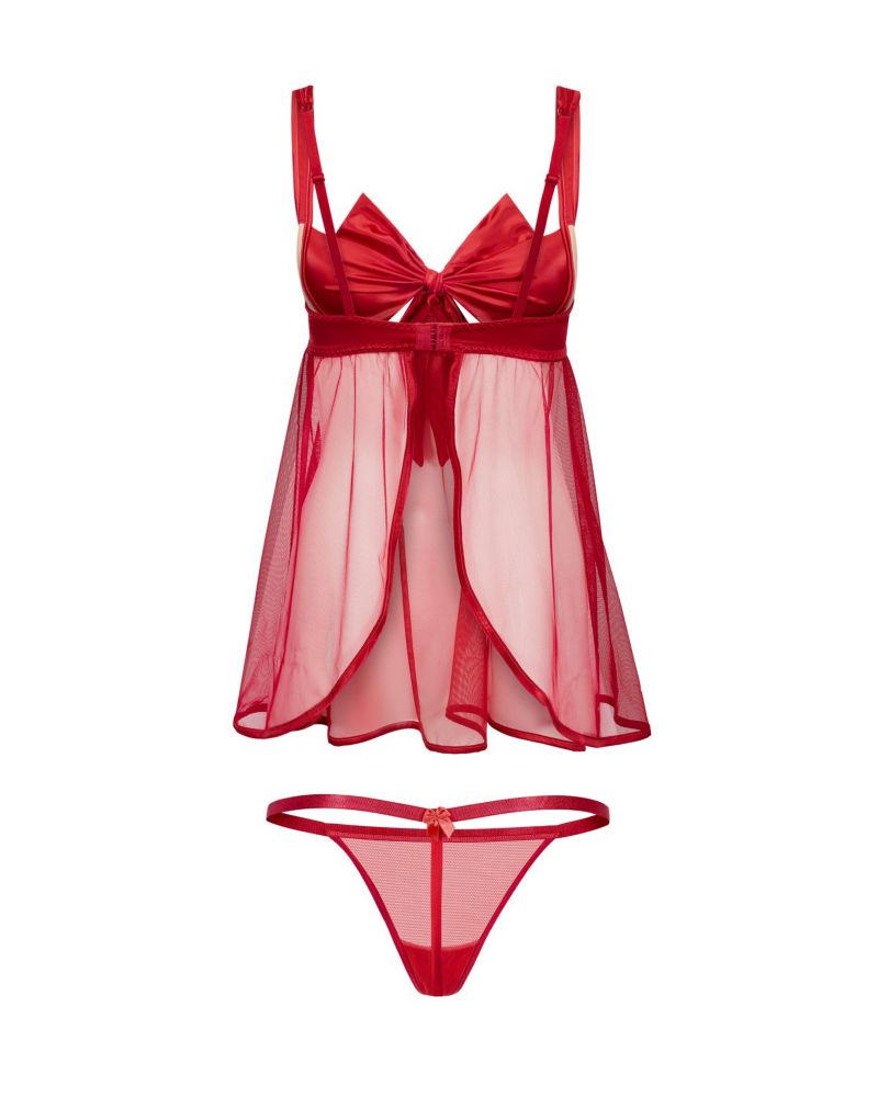 Women's Bessima Babydoll and G-String Set Lingerie