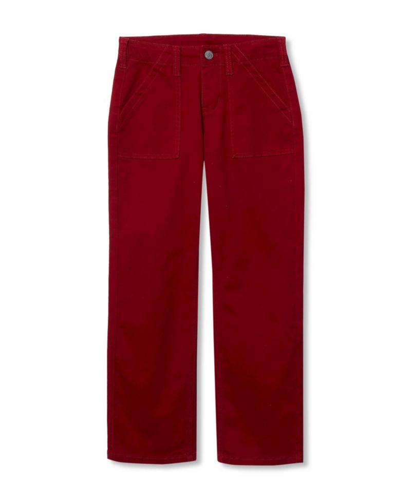 Girls Woven Utility Cargo Pant with Pockets