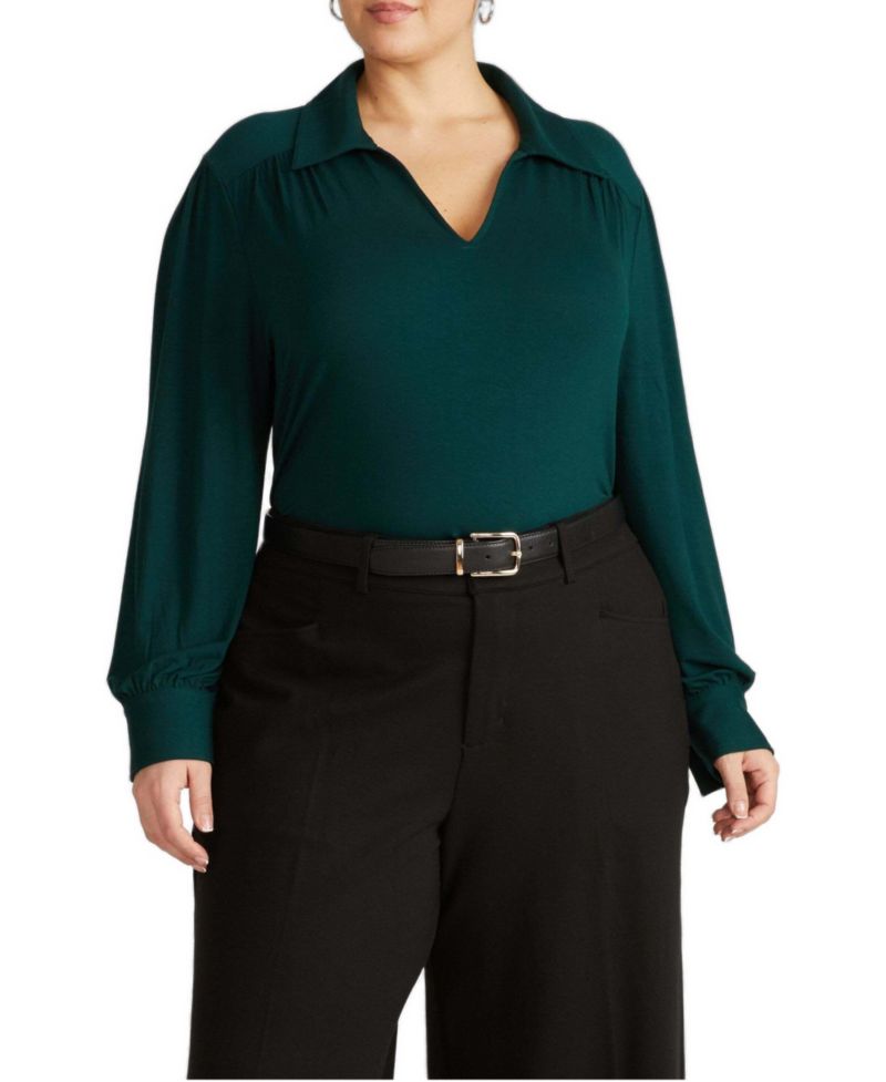 Plus Size Moore Liquid Jersey Blouse
