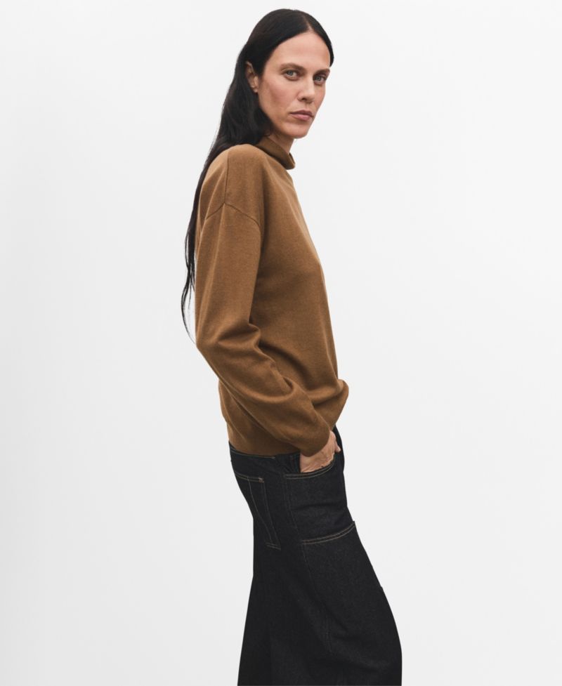 Women's Cable-Knit Turtleneck Sweater