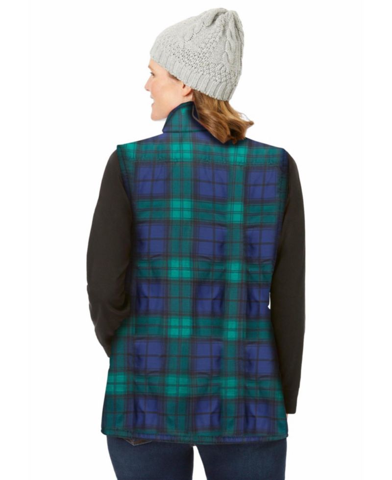 Plus Size Quilted Vest