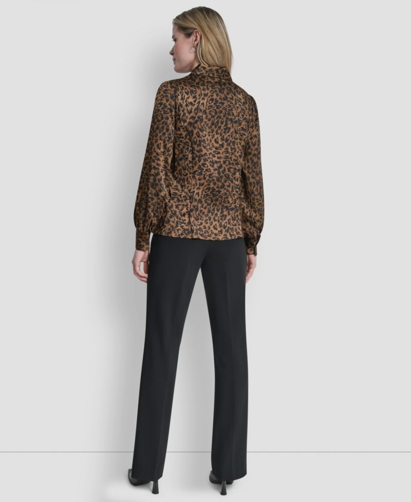 Women's Princess Seamed Long-Sleeve Blouse