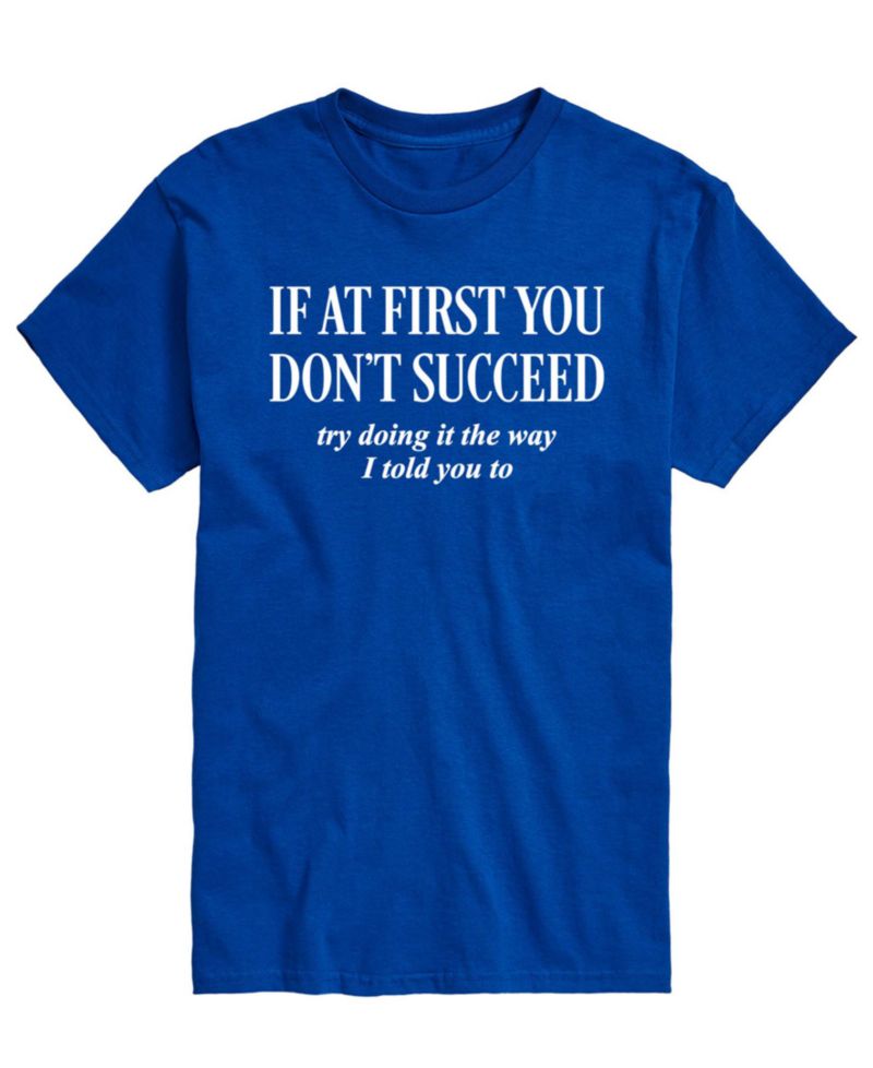 Men's If You Don't Succeed Short-Sleeve Graphic T-Shirt