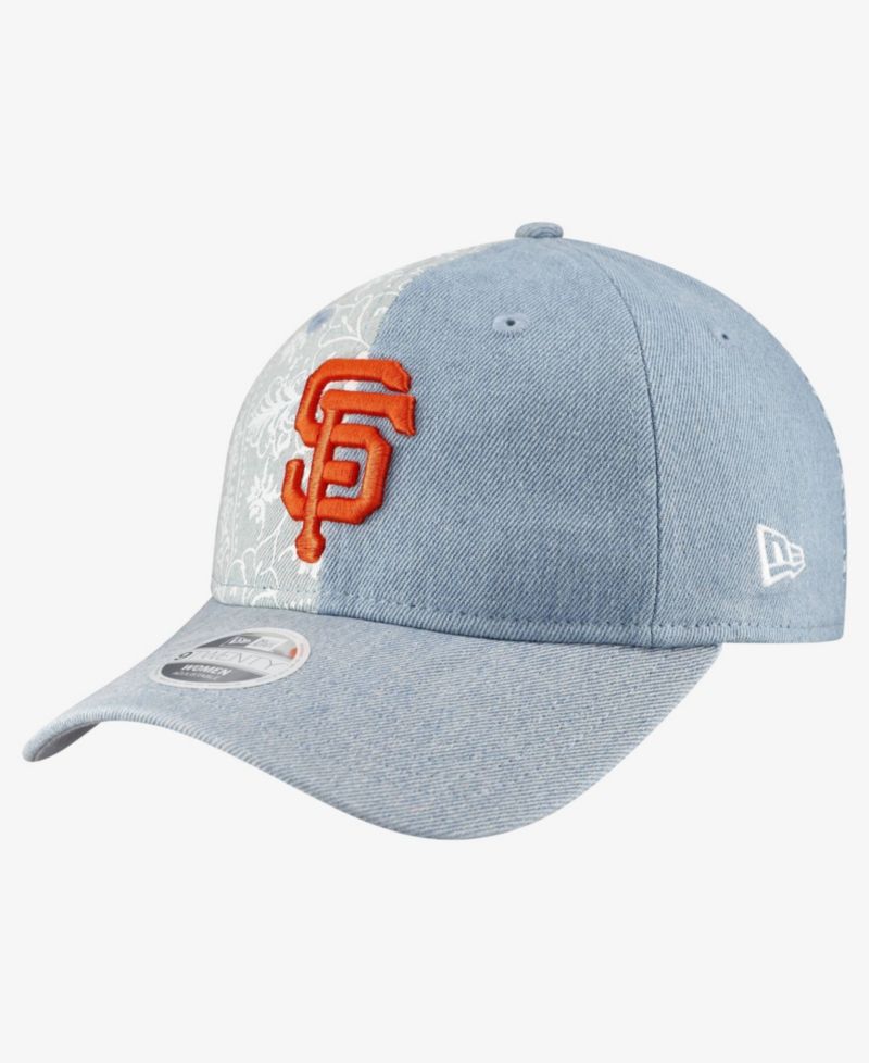Women's San Francisco Giants Denim Patchwork 9TWENTY Adjustable Hat