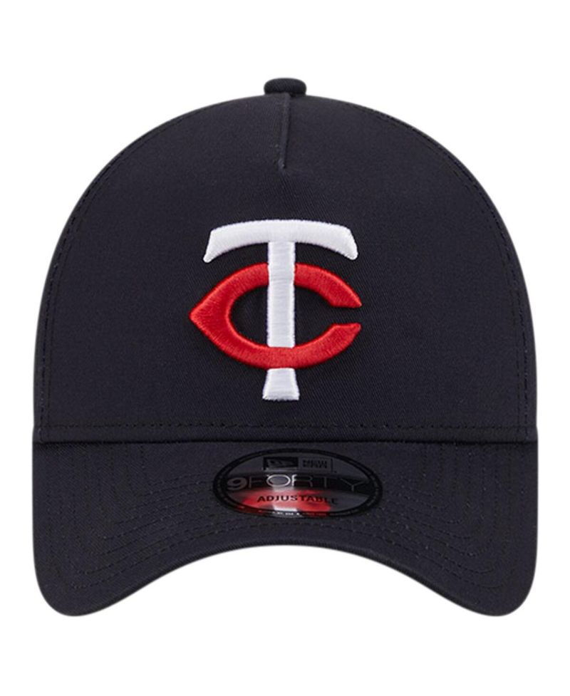 Men's Navy Minnesota Twins Team Color A-Frame 9Forty Adjustable Hat
