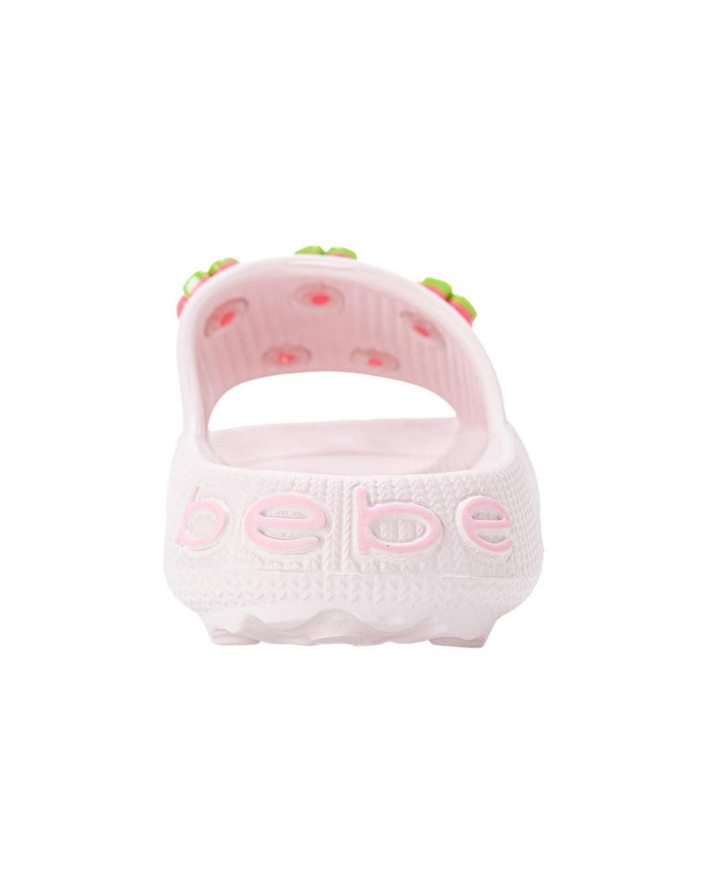 Little Girls Girls EVA Slide - Lightweight Comfy Slide Sandals with Cherry Charms