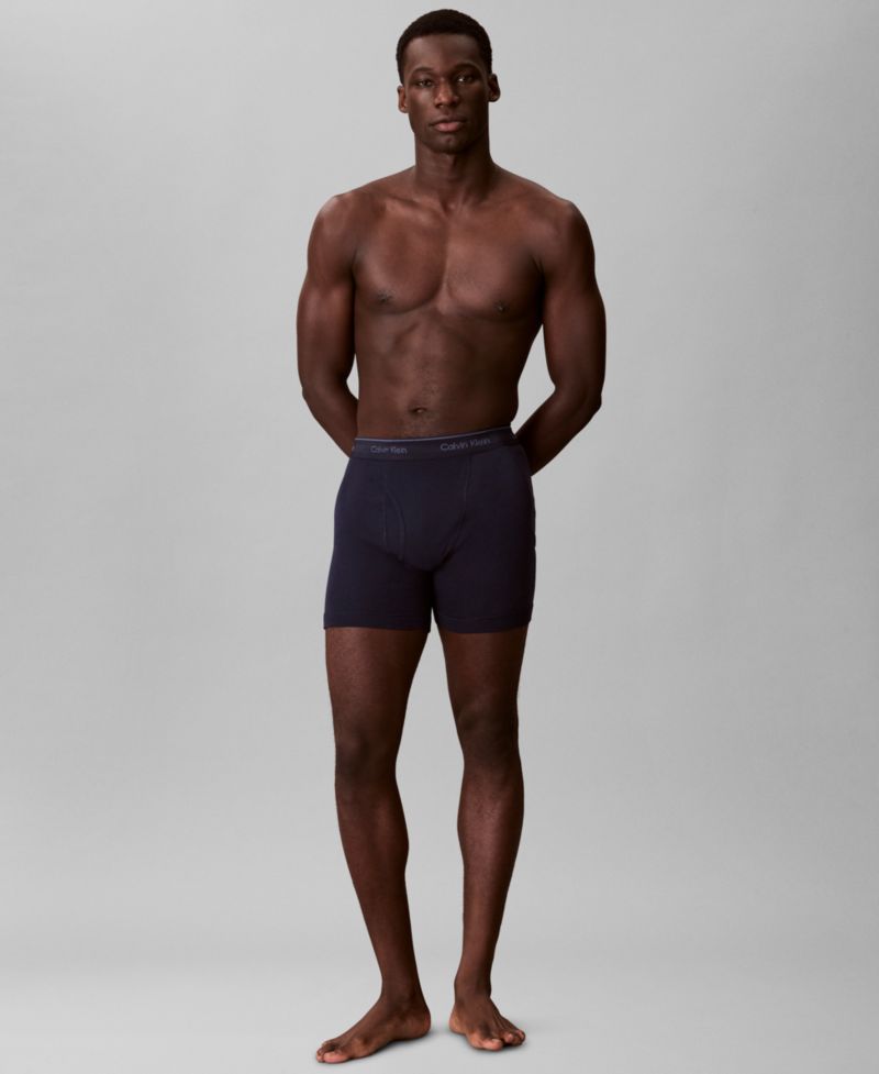 Men's 5+1 Bonus Pack Classic Cotton Boxer Briefs Underwear